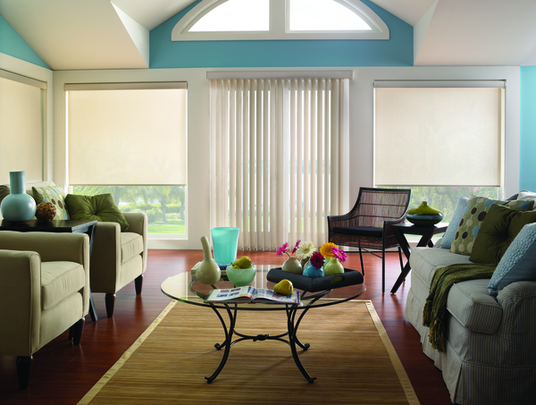 Fabric vertical blinds 