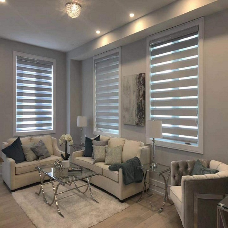 B2d Super Value Room Darkening Zebra Shades